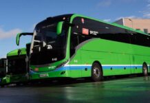 El corredor de la A-3 incorpora el primer autobús interurbano eléctrico, con servicio en Rivas