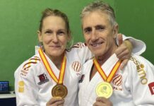 Ana Roldán y Paco Lorenzo, campeones de España de Judo en categoría máster