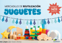 El mercadillo de reutilización de Rivamadrid se centrará el 14 de diciembre en los juguetes