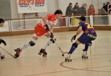 El Adiss Hockey Rivas cae, pero compite hasta el final, ante el líder de la OK Liga
