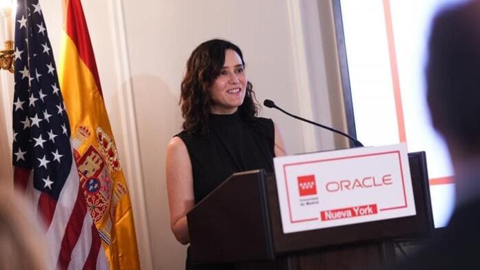Isabel Diaz Ayuso presenta Proyecto Oracle en Nueva York (1)
