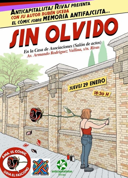 Portada comic Sin olvido