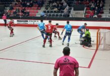 El Reus Deportiu impone su pegada en su cancha, en un duelo de alta tensión ante el Hockey Rivas