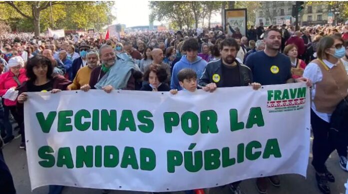 Mani Madrid sanidad publica febrero 2026