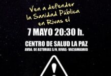 Convocada una concentración por la sanidad pública ‘sincronizada’ con otras en varias ciudades de la Comunidad de Madrid