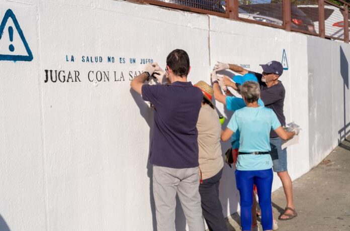 Restauracion murales sanidad publica