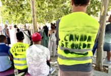 Varios centenares de personas exigen en Rivas «respeto y dignidad» para la Cañada Real