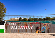 El mural de Palestina de Rivas sufre un segundo acto de vandalismo