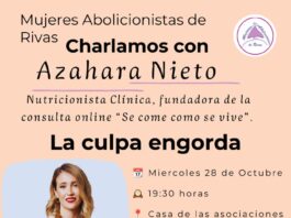 Mujeres Abolicionistas programa una charla sobre la alimentación, el peso y la presión social sobre la mujer