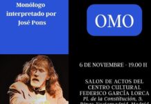 El Ateneo Republicano de Rivas organiza la representación teatral ‘OMO’, un monólogo interpretado por José Pons