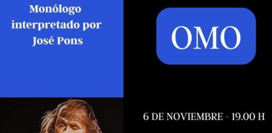 El Ateneo Republicano de Rivas organiza la representación teatral ‘OMO’, un monólogo interpretado por José Pons