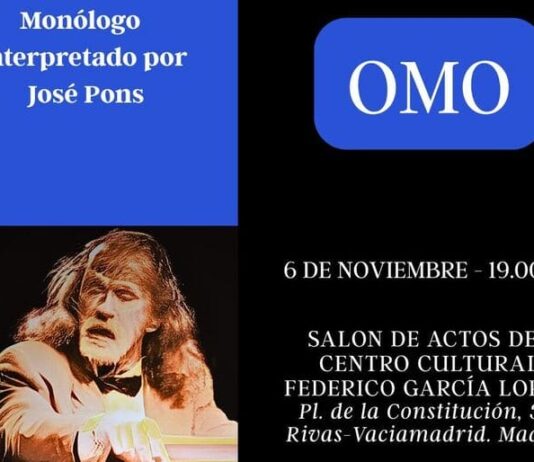 El Ateneo Republicano de Rivas organiza la representación teatral ‘OMO’, un monólogo interpretado por José Pons