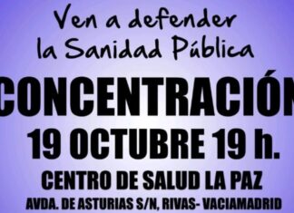 Rivas con la Sanidad Pública convoca una concentración hoy para protestar por los plazos en las citas médicas